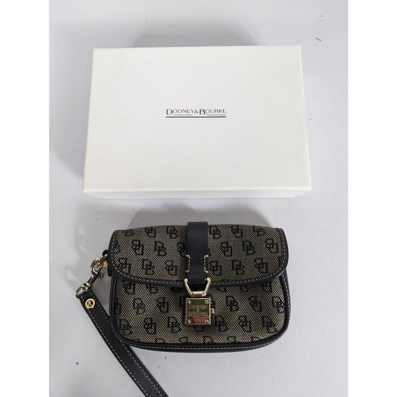 Dooney & Bourke Handbags - 2006 DOONEY & BOURKE Collectible Signature Anniversary Flap Wristlet